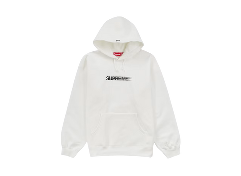 Supreme Motion Logo Hooded Sweatshirt (SS23) White (Pre-Owned)