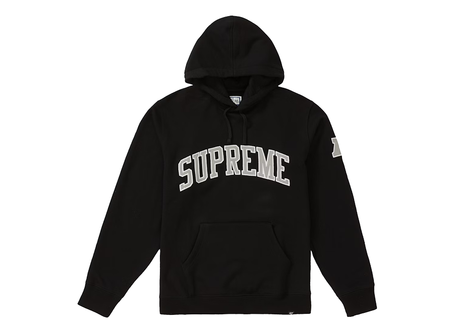 Supreme NFL x Raiders x '47 Hooded Sweatshirt Black (Pre-Owned)