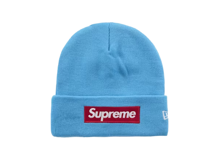 Supreme New Era Box Logo Beanie (FW22) Blue