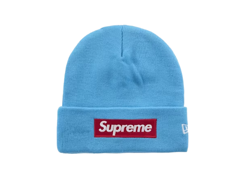 Supreme New Era Box Logo Beanie (FW22) Blue