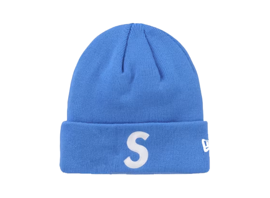 Supreme New Era S Logo Beanie (FW24) Blue