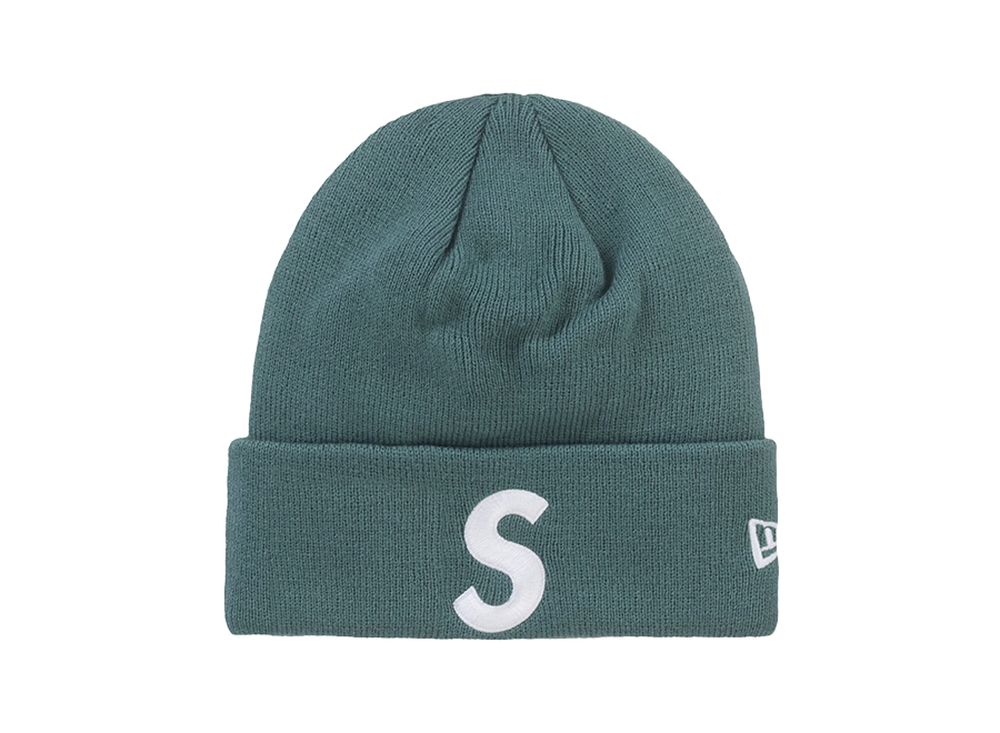Supreme New Era S Logo Beanie (FW24) Green