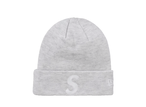 Supreme New Era S Logo Beanie (FW24) Heather Grey
