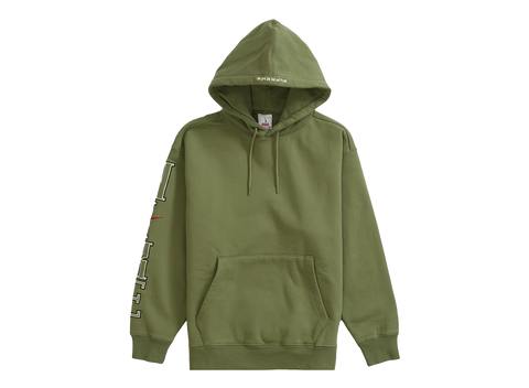 Supreme Nike Hooded Sweatshirt Olive (Pre-Owned)