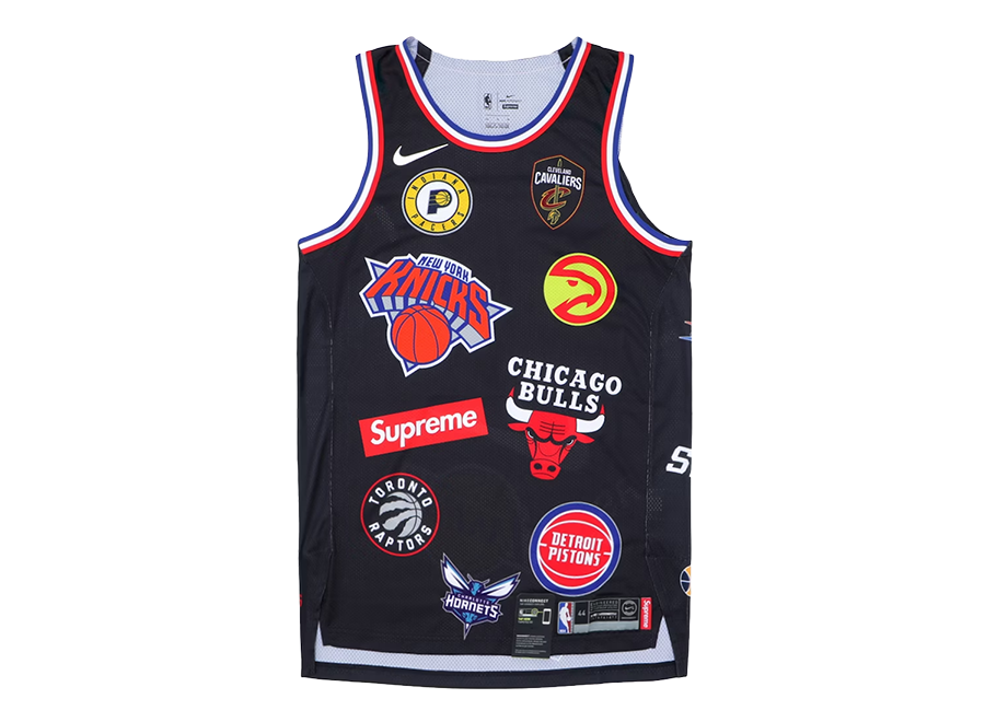 Supreme Nike/NBA Teams Authentic Jersey Black (Pre-Owned)