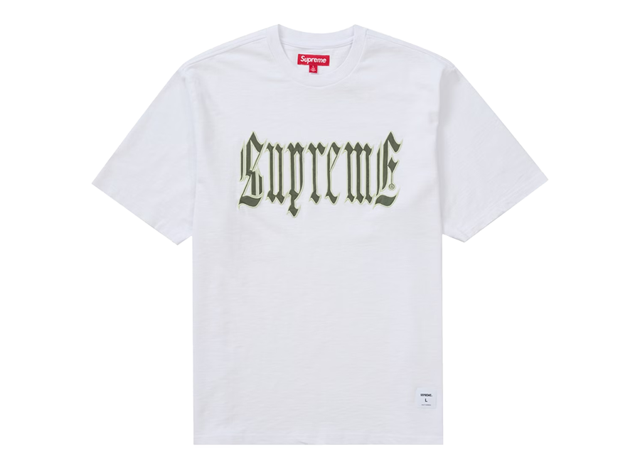 Supreme Old English S/S Top (SS24) White