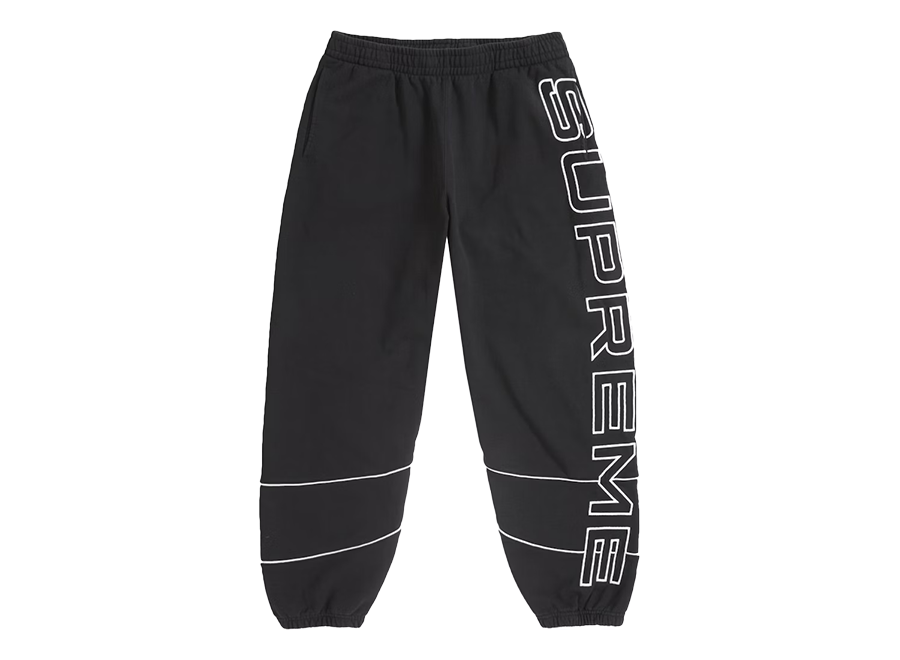 Supreme Paneled Sweatpant Black (Pre-Owned)