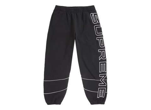 Supreme Paneled Sweatpant Black (Pre-Owned)