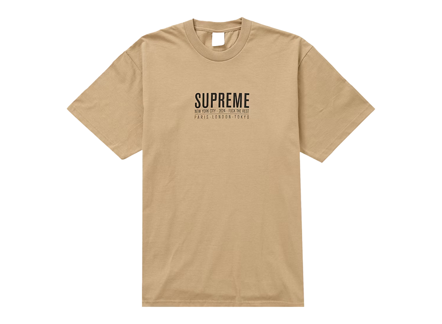 Supreme Paris Tee Khaki (Pre-Owned)