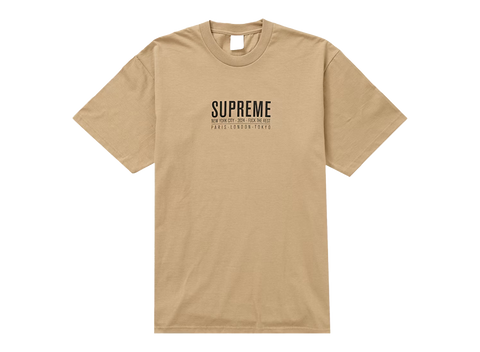 Supreme Paris Tee Khaki (Pre-Owned)