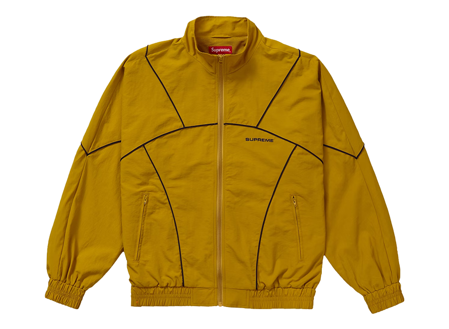 Supreme Piping Track Jacket (SS19) Mustard (Pre-Owned)