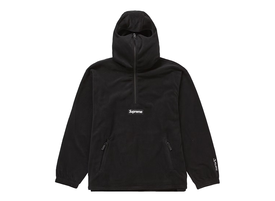 Supreme Polartec Facemask Half Zip Pullover Black