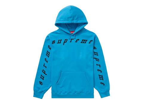 Supreme Raised Embroidery Hooded Sweatshirt Bright Royal (Pre-Owned)