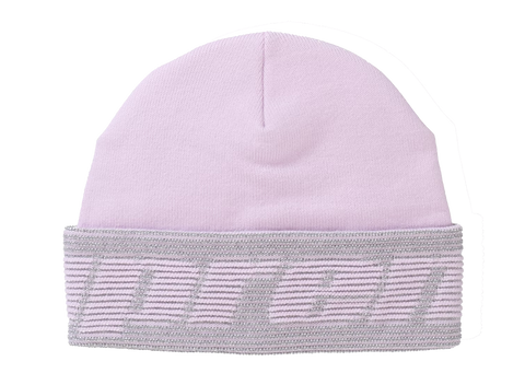 Supreme Reflective Jacquard Beanie Light Pink