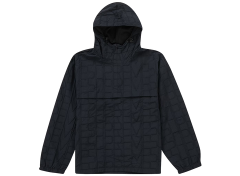 Supreme Repeat Stitch Anorak Black (Pre-Owned)