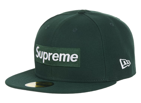 Supreme Box Logo New Era 59 Fifty Fitted Hat Green