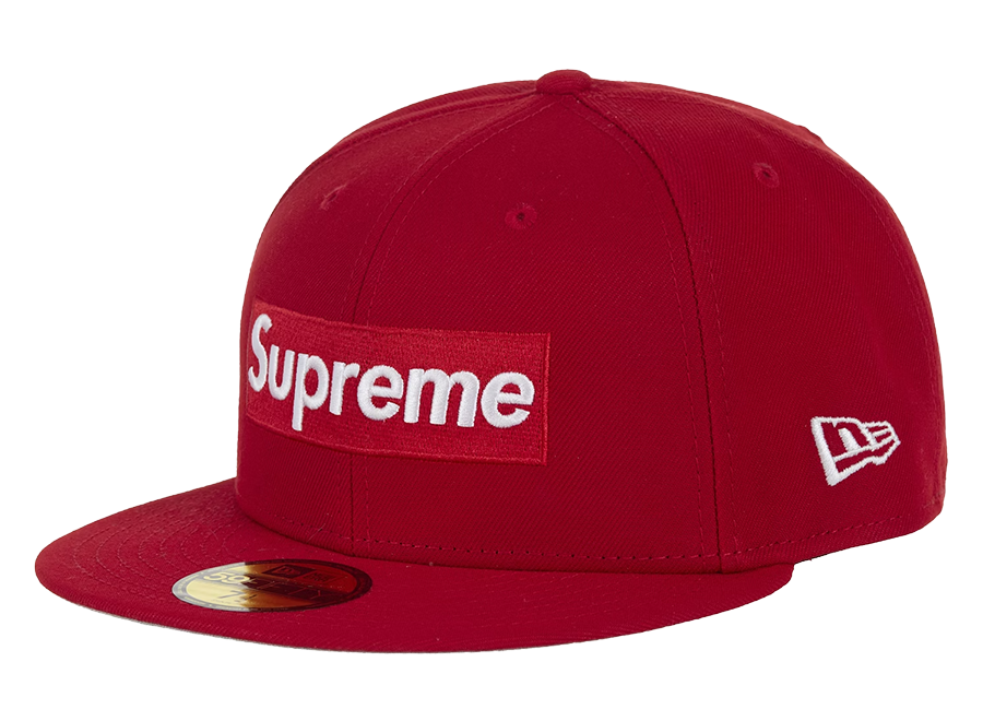 Supreme Box Logo New Era 59 Fifty Fitted Hat Red