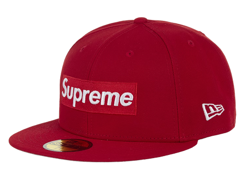 Supreme Box Logo New Era 59 Fifty Fitted Hat Red
