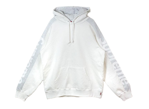 Supreme Sideline Hooded Sweatshirt White- (Pre-Owned)