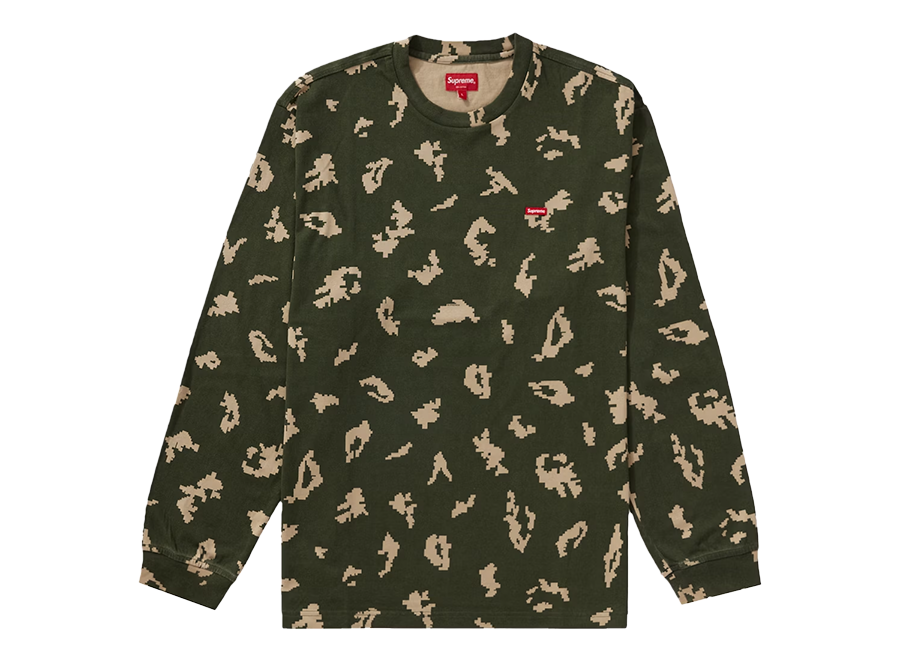 Supreme Small Box L/S Tee (FW21) Olive Russian Camo