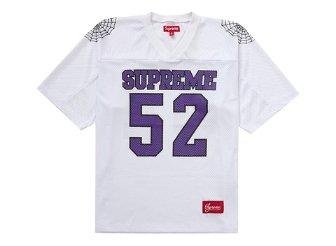 Supreme Spiderweb Football Jersey White