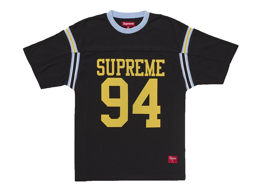 Supreme Split S/S Football Top Black