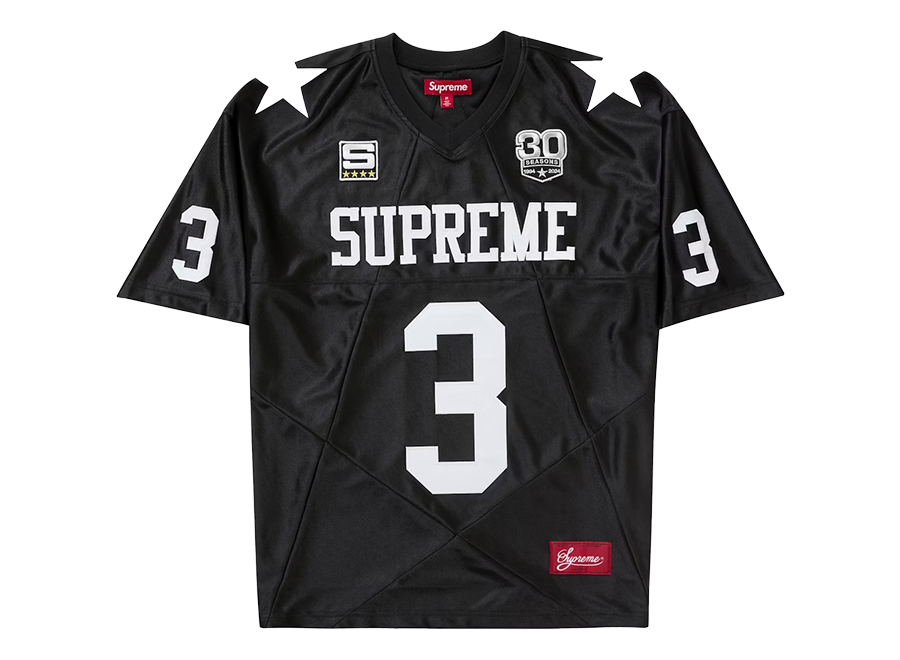 Supreme Star Football Jersey Black