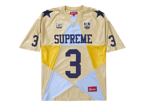 Supreme Star Football Jersey Gold