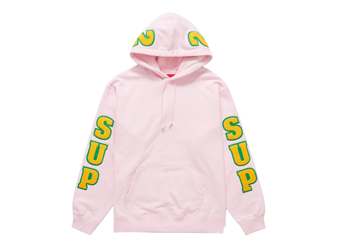Supreme Team Chenille Hooded Sweatshirt Light Pink (Pre-Owned)