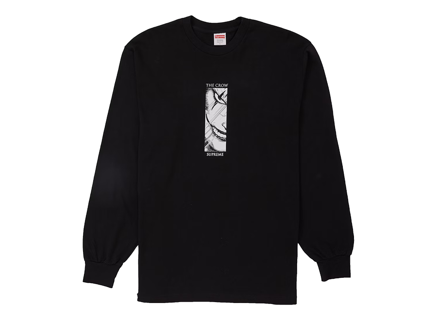 Supreme The Crow L/S Tee Black