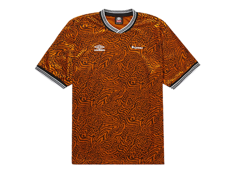 Supreme Umbro Jacquard Animal Print Soccer Jersey Orange (Pre-Owned)
