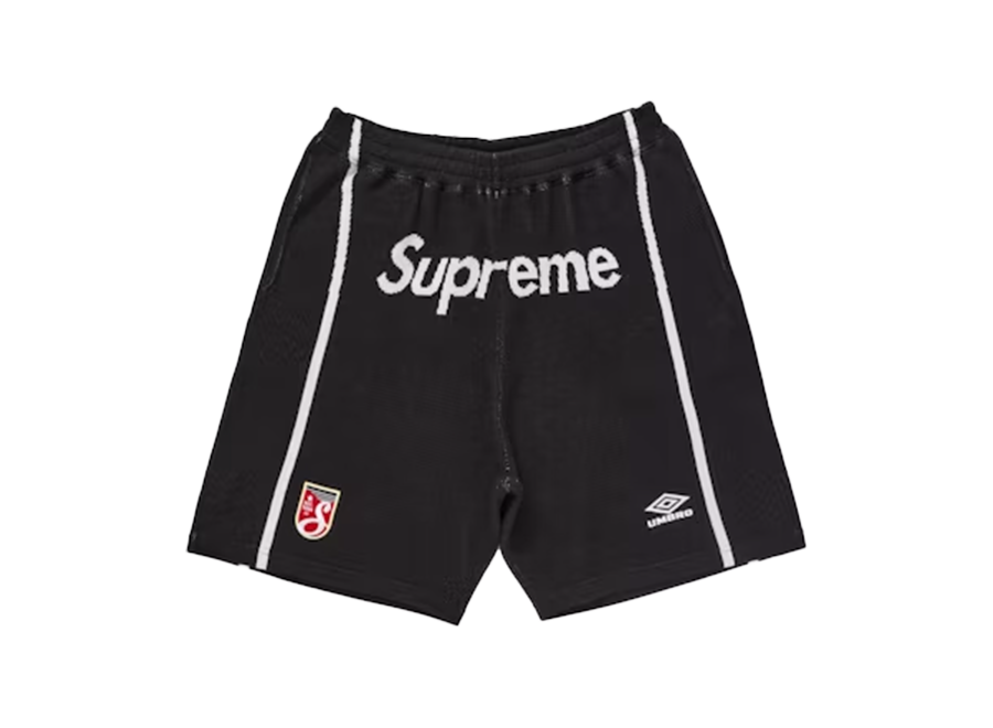 Supreme Umbro Knit Soccer Short Black