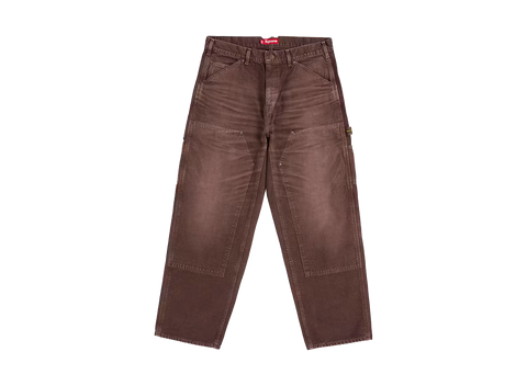 Supreme Worn Double Knee Painter Pant Brown