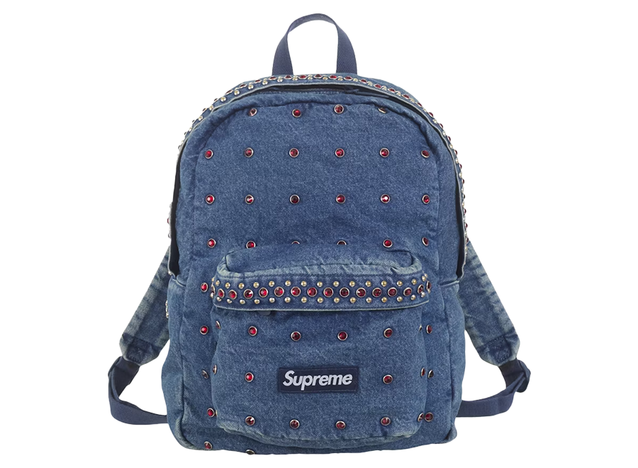 Supreme b.b. Simon Denim Backpack Washed Indigo