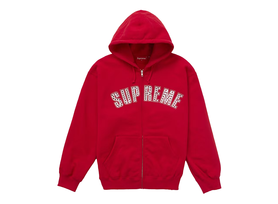 Supreme b.b. Simon Zip Up Hooded Sweatshirt Red