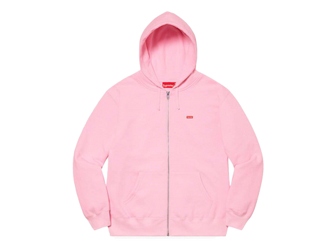 Supreme Small Box Zip Up Hooded Sweatshirt Light Pink (Pre-Owned)