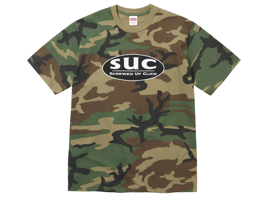 Supreme Suc 3 In The Morning Tee Woodland Camo