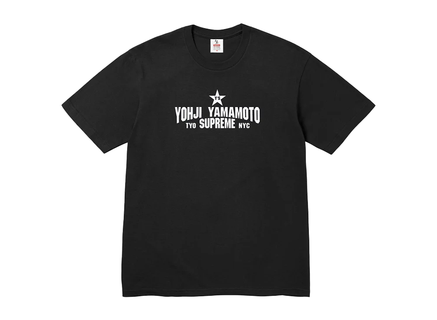 Supreme Y's by Yohji Yamamoto Star Tee Black (Pre-Owned)