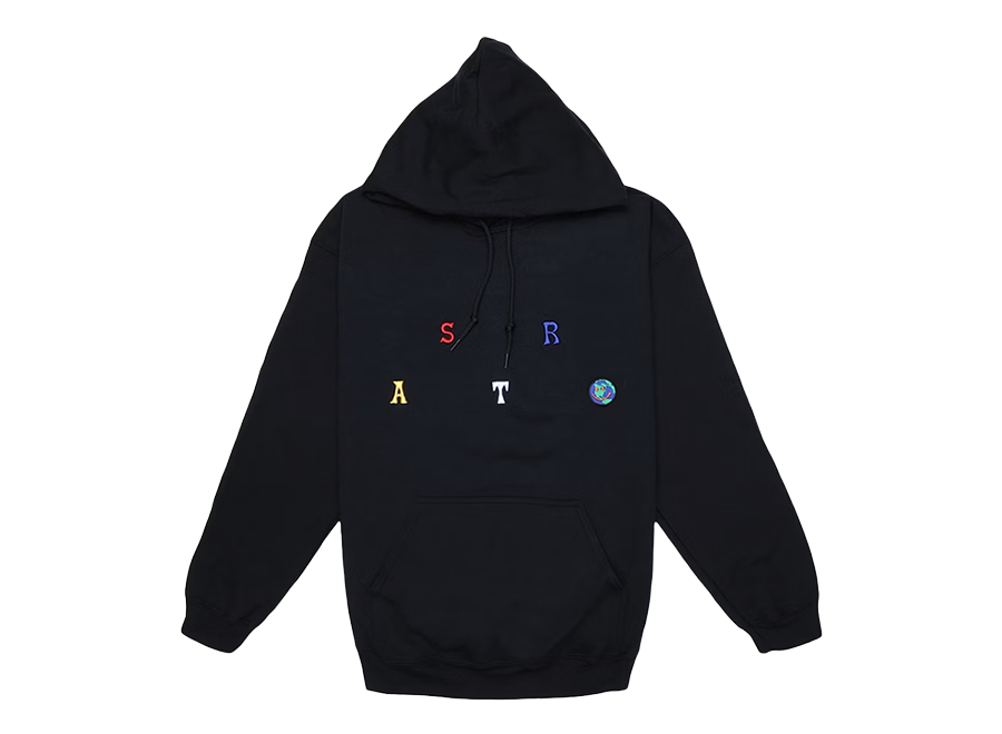 Travis Scott Astroworld Scattered Hoodie Black (Pre-Owned)
