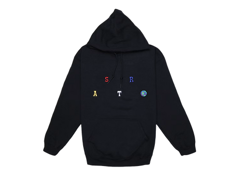 Travis Scott Astroworld Scattered Hoodie Black (Pre-Owned)