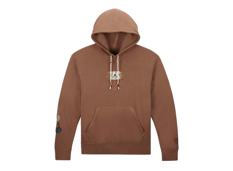 Travis Scott x Jordan Flight Graphic Hoodie Archaeo Brown (Pre-Owned)