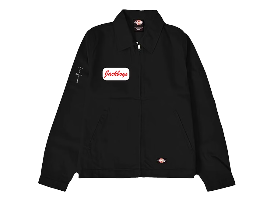 Travis Scott JACKBOYS Work Jacket Black