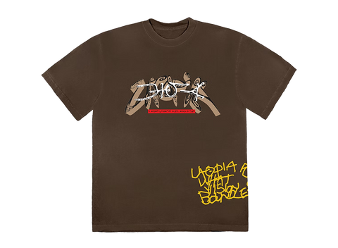 Travis Scott Utopia I Tee Brown (Pre-Owned)
