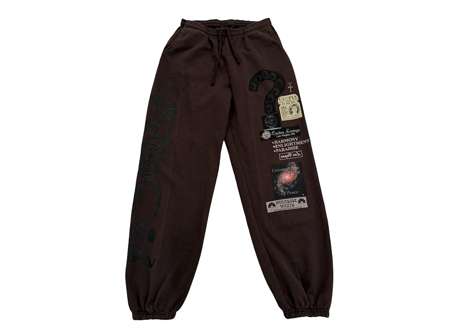 Travis Scott x Online Ceramics Utopia Sweatpants Brown