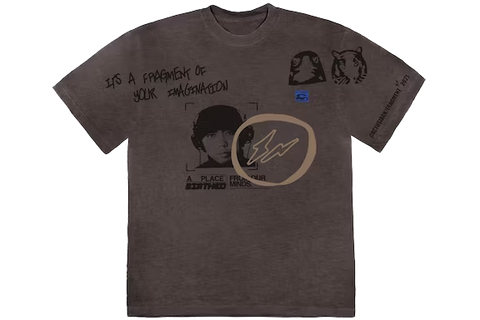 Travis Scott Cactus Jack for Fragment Hiroshi Tee Brown Pepper