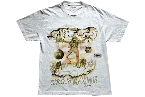 Travis Scott Utopia Tour White Skitzo Circus Maximus Tee