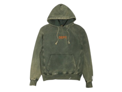 Gallery Dept. Center Logo Hoodie Green (Pre-Owned)