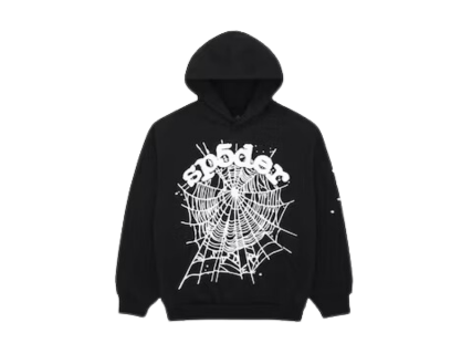 Sp5der OG Web Hoodie Black