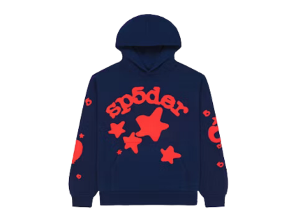 Sp5der Beluga Hoodie Navy