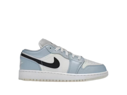 Jordan 1 Low Ice Blue Black (GS)
